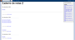 Desktop Screenshot of cadernodenotas.blogspot.com