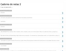 Tablet Screenshot of cadernodenotas.blogspot.com