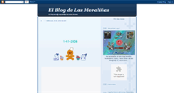 Desktop Screenshot of moralinhas.blogspot.com