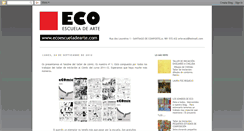 Desktop Screenshot of ecoescueladearte.blogspot.com