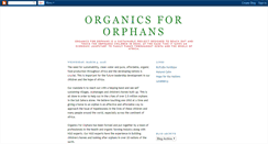 Desktop Screenshot of organics4orphans.blogspot.com