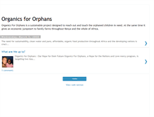 Tablet Screenshot of organics4orphans.blogspot.com