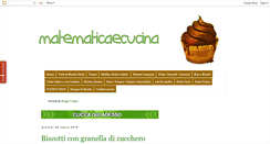 Desktop Screenshot of matematicaecucina.blogspot.com