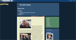 Desktop Screenshot of dahlfamily2005.blogspot.com