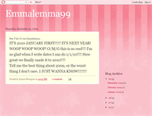 Tablet Screenshot of emmalemma99.blogspot.com