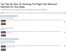 Tablet Screenshot of bodyhairremovalguide.blogspot.com