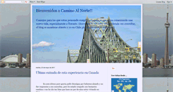 Desktop Screenshot of camino-al-norte.blogspot.com