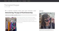 Desktop Screenshot of inspiredshopper.blogspot.com