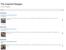 Tablet Screenshot of inspiredshopper.blogspot.com