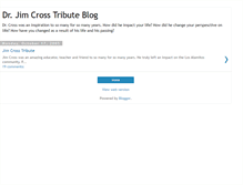 Tablet Screenshot of jimcrosstribute.blogspot.com