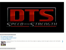 Tablet Screenshot of dtsspeedandstrength.blogspot.com