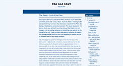 Desktop Screenshot of esaalacave.blogspot.com