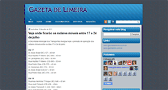 Desktop Screenshot of gazetadelimeira.blogspot.com