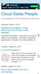 Mobile Screenshot of cloudsalespeople.blogspot.com