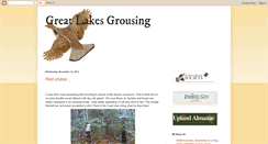 Desktop Screenshot of greatlakesgrousing.blogspot.com