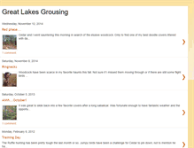 Tablet Screenshot of greatlakesgrousing.blogspot.com