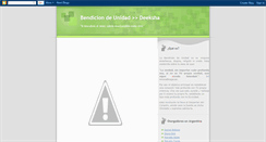 Desktop Screenshot of bendiciondeunidad.blogspot.com