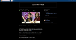 Desktop Screenshot of gossiplords.blogspot.com