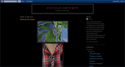 Desktop Screenshot of ceciliassmycken.blogspot.com