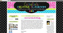 Desktop Screenshot of caroleescreativeclassroom.blogspot.com