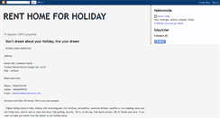 Desktop Screenshot of homeforholiday.blogspot.com