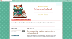 Desktop Screenshot of mintwonderland.blogspot.com