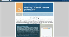 Desktop Screenshot of fitbyfiftysuzannesfitnessjourney.blogspot.com