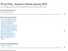 Tablet Screenshot of fitbyfiftysuzannesfitnessjourney.blogspot.com