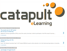 Tablet Screenshot of catapult-elearning.blogspot.com