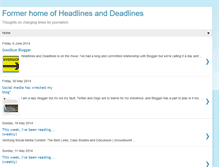 Tablet Screenshot of headlinesanddedlines.blogspot.com