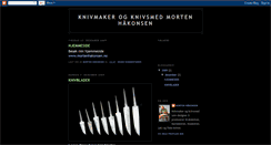 Desktop Screenshot of knivsmed.blogspot.com