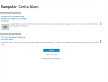 Tablet Screenshot of kumpulanceritaislam.blogspot.com