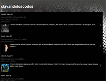 Tablet Screenshot of clavandoloscodos.blogspot.com