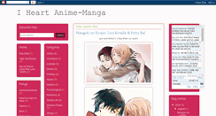 Desktop Screenshot of iheartanimemanga.blogspot.com