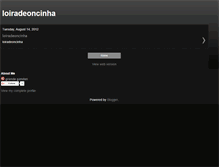 Tablet Screenshot of loiradeoncinha.blogspot.com