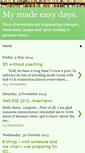 Mobile Screenshot of mymadeeasycoachingdays.blogspot.com