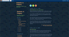 Desktop Screenshot of diabeticincalgary.blogspot.com