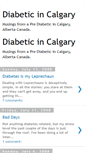 Mobile Screenshot of diabeticincalgary.blogspot.com