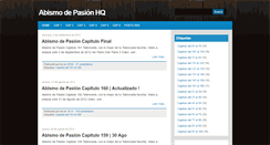 Desktop Screenshot of abismodepasionhq.blogspot.com