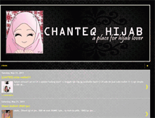 Tablet Screenshot of chanteqhijab.blogspot.com