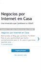 Mobile Screenshot of negociosinternetencasa.blogspot.com