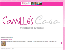 Tablet Screenshot of camillescasa.blogspot.com