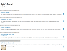 Tablet Screenshot of agiksbread.blogspot.com