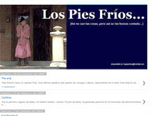 Tablet Screenshot of lospiesfrios.blogspot.com