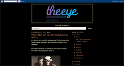 Desktop Screenshot of haveyougottheeye.blogspot.com