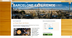 Desktop Screenshot of experience-barcelone.blogspot.com