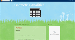 Desktop Screenshot of geometria-analitica1.blogspot.com