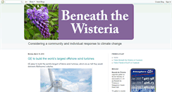 Desktop Screenshot of beneaththewisteria.blogspot.com