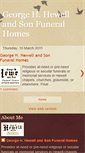 Mobile Screenshot of georgehhewellandsonfuneralhome.blogspot.com