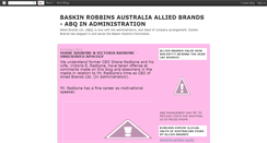 Desktop Screenshot of baskinrobbinsaustralia.blogspot.com